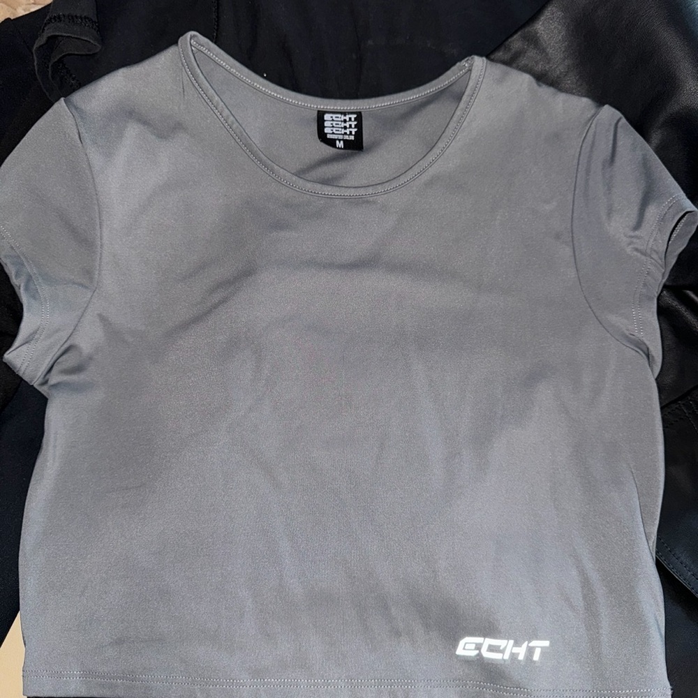 ECHT Gray Crop Top